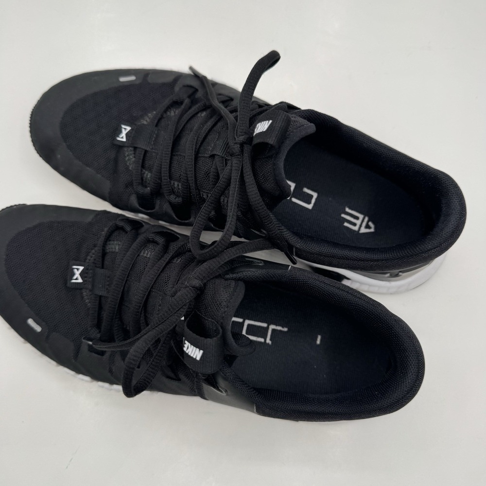 Nike Free Metcon 5 Shoes Womens 8.5 Black Mesh Training Sneakers DV3950-001 - Picture 6 of 16